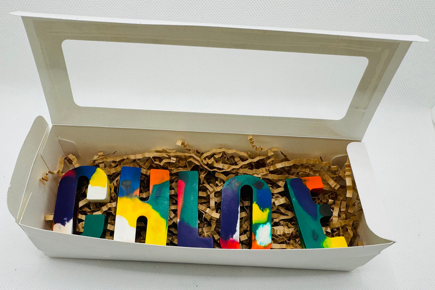 Personalised crayons