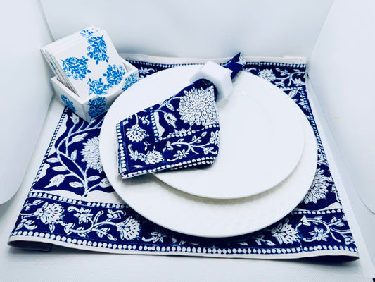 Handblock printed Placemat sets