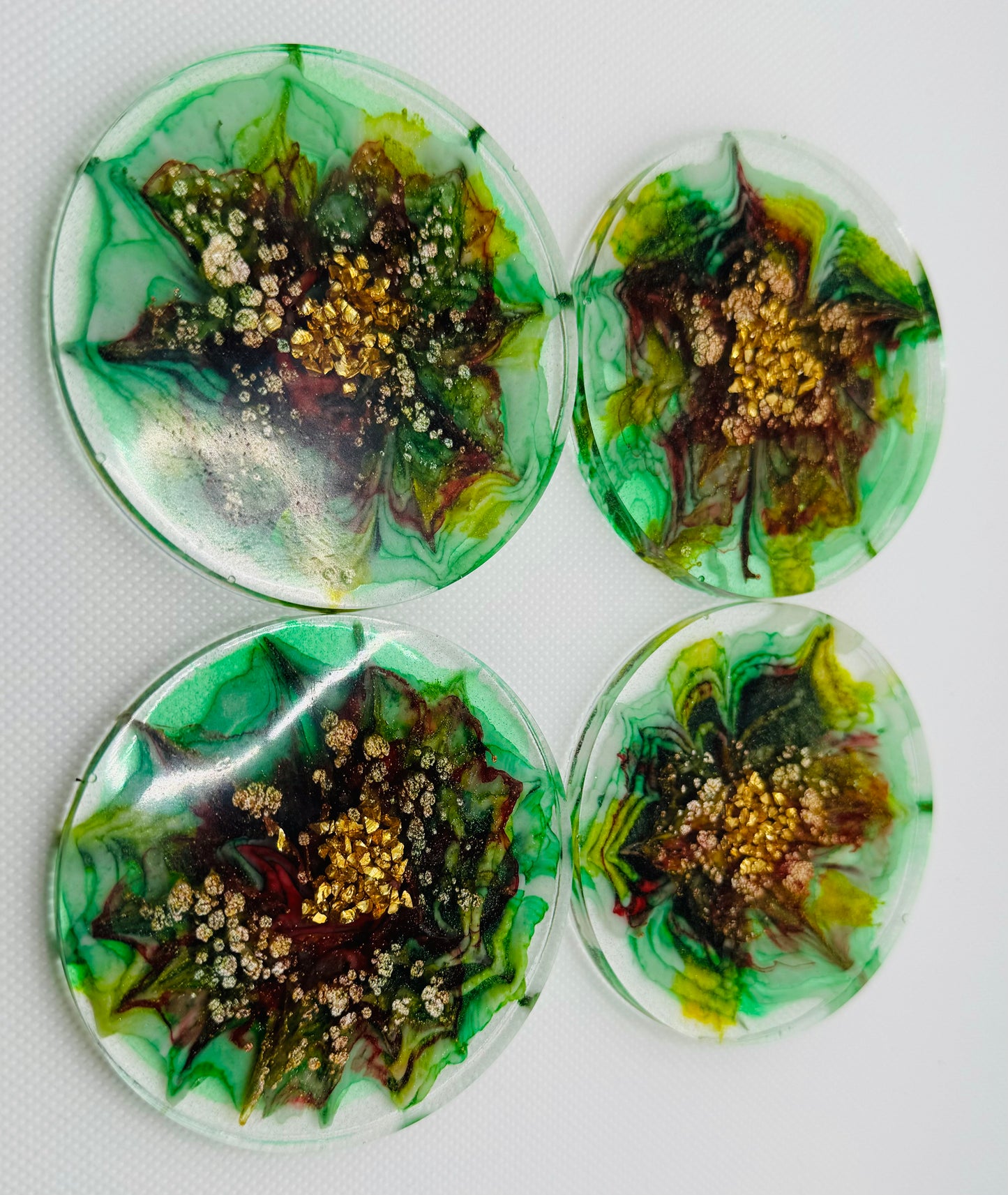 Peeping flower coasters