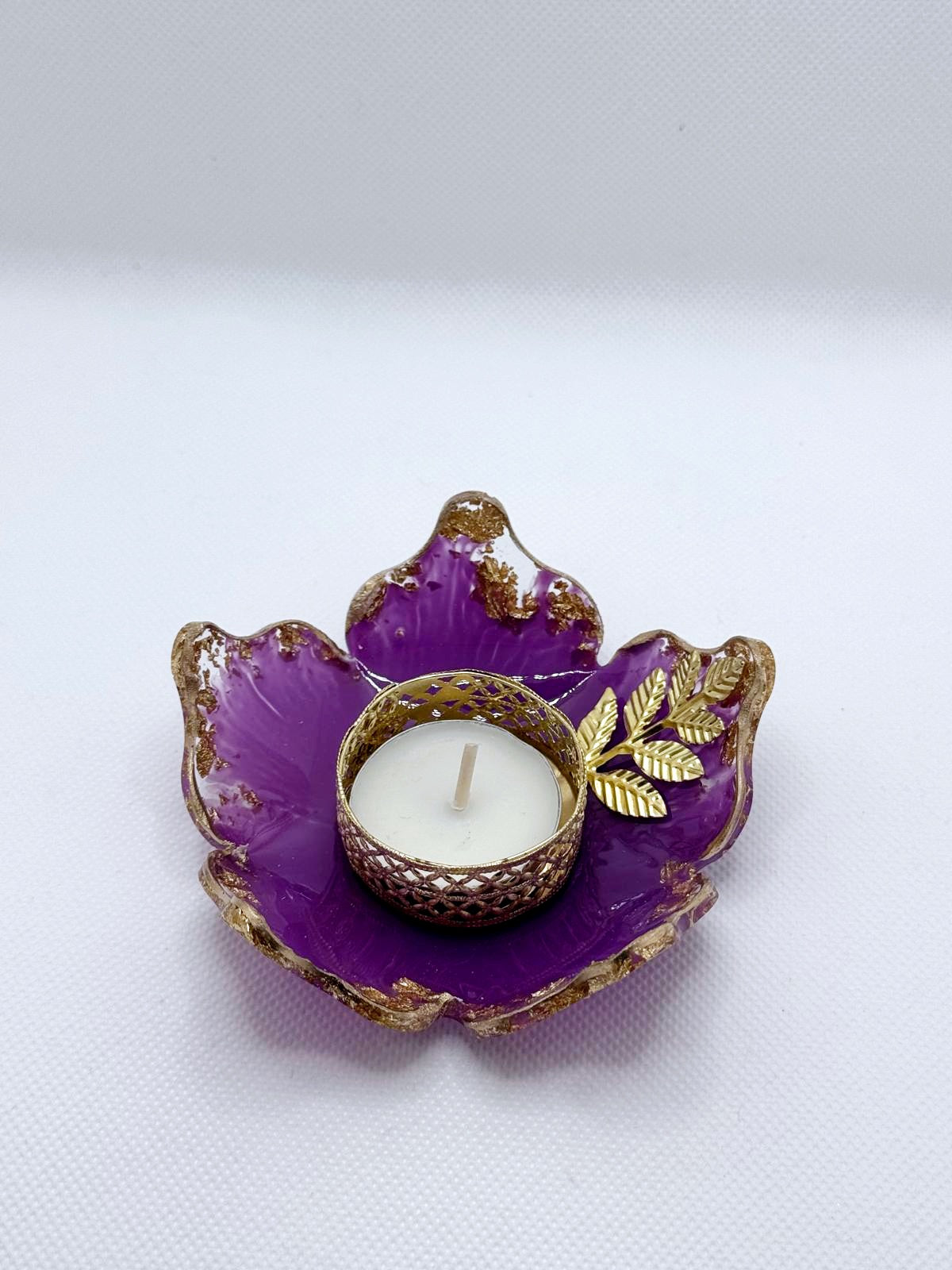 Flower tealight candles