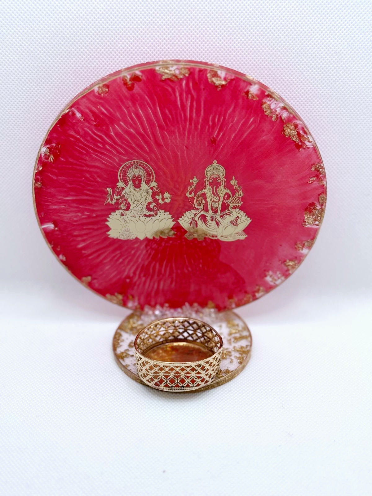 Lakshmi Ganesh diya standy